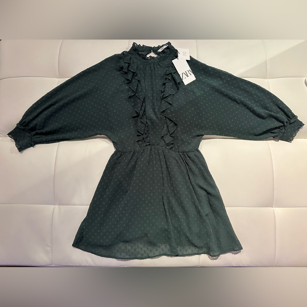 Zara Small Green Romper Skort